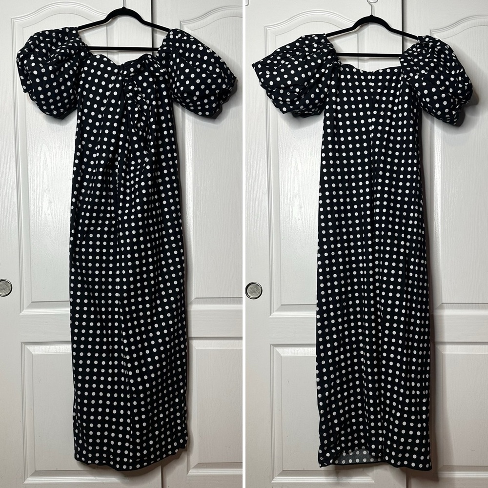 Caroline Constas Reyna Polka Dot Maxi Dress Size XS NWT - Picture 6 of 13